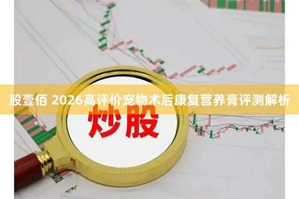 股壹佰 2026高评价宠物术后康复营养膏评测解析