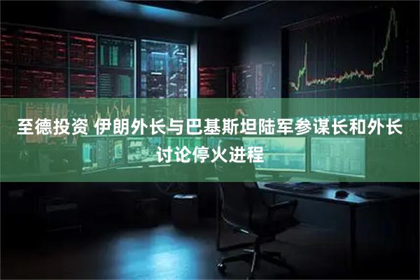 至德投资 伊朗外长与巴基斯坦陆军参谋长和外长讨论停火进程