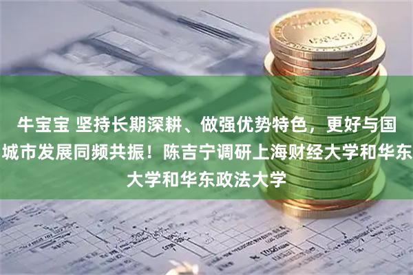 牛宝宝 坚持长期深耕、做强优势特色，更好与国家发展、城市发展同频共振！陈吉宁调研上海财经大学和华东政法大学