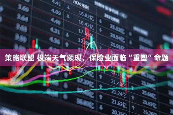 策略联盟 极端天气频现，保险业面临“重塑”命题